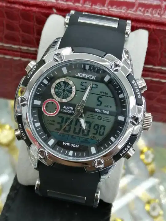 joefox dual time watch