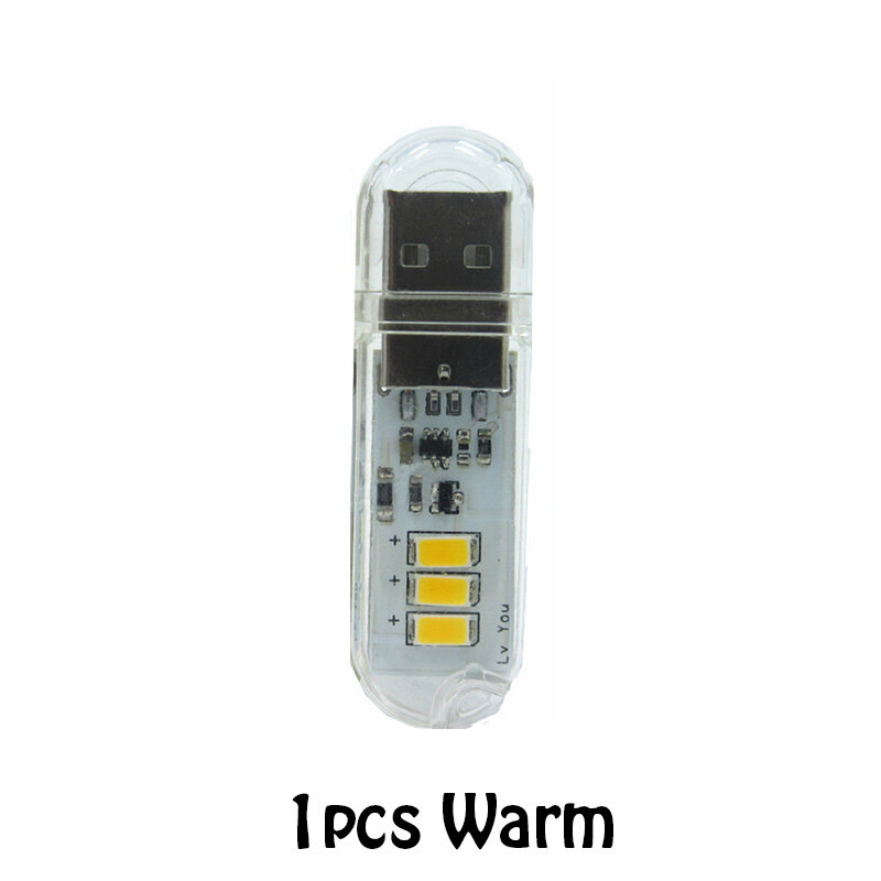 USB Light Module Portable Night Light Touch Switch Light Laptop Desk Lamp