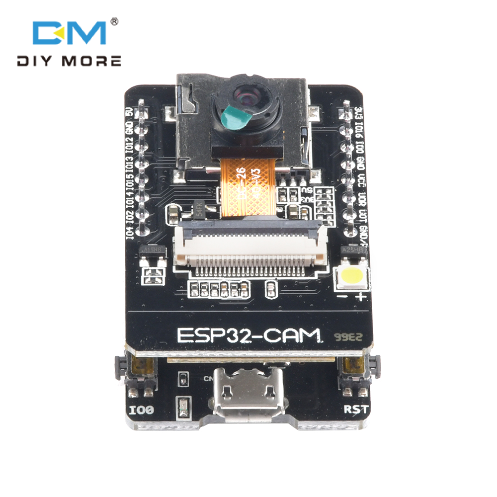 diymore ESP32-CAM-MB WIFI Bluetooth Ban phát triển Mô-đun camera OV2640 Hỗ trợ tải xuống bằng tay và tự động Giao diện USB MICRO Cổng nối tiếp Mô-đun camera OV2640 CH340G+Cột ăng-ten 2.4G+Cáp chuyển đổi IPX ESP-32S ESP-WROOM-32U ESP-WROOM-32D