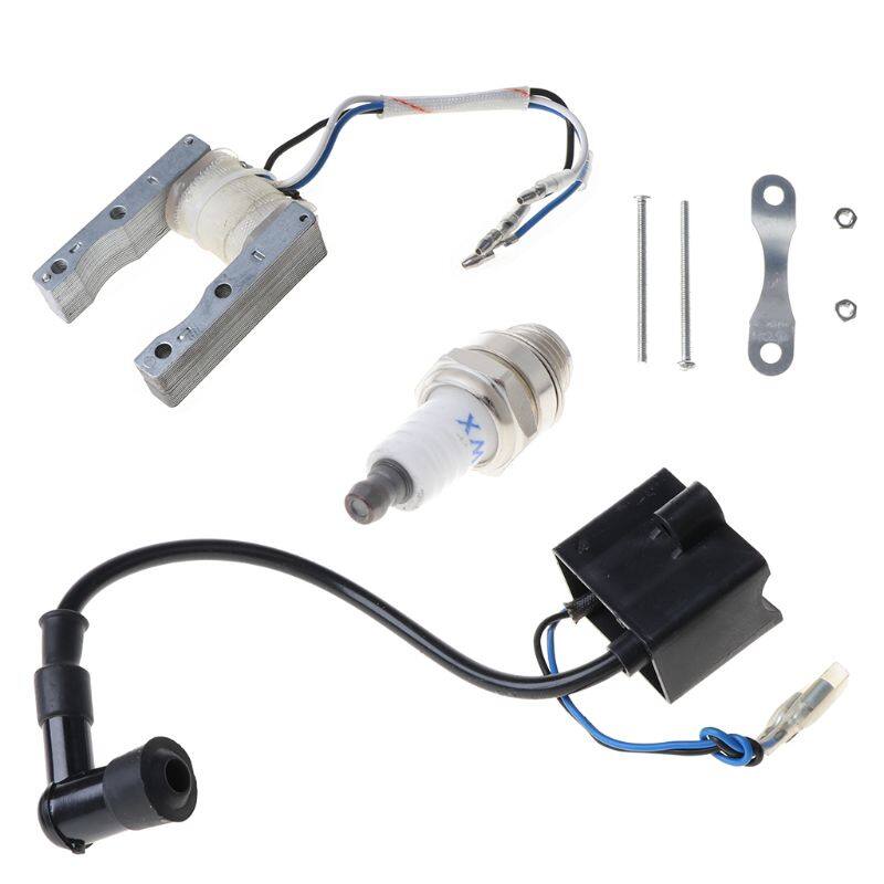 Cuộn Đánh Lửa CDI Magneto Cho Bugi Xe Đạp Động Cơ 49cc 66cc 80cc