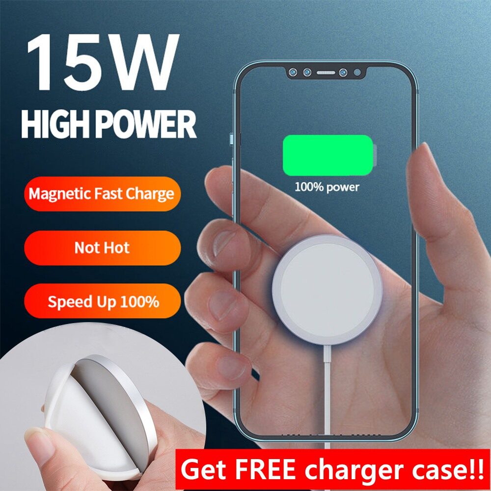 HOCE Magnetic Magsafe Charger Pad for iPhone 12 Pro Max 12 Mini 11 Pro Max Fast Charging for iPhone 12 Huawei Xiaomi 15W Quick Wireless Charger