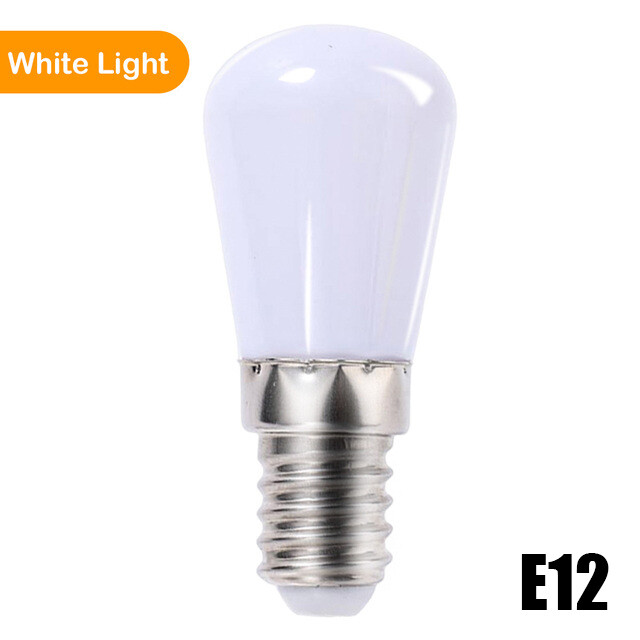 1/4pcs Mini LED Light Bulbs E14/E12 Refrigerator Light Bulbs 220V Refrigerator Lamp Bulbs Screw Bulb for Refrigerator Display Cabinets