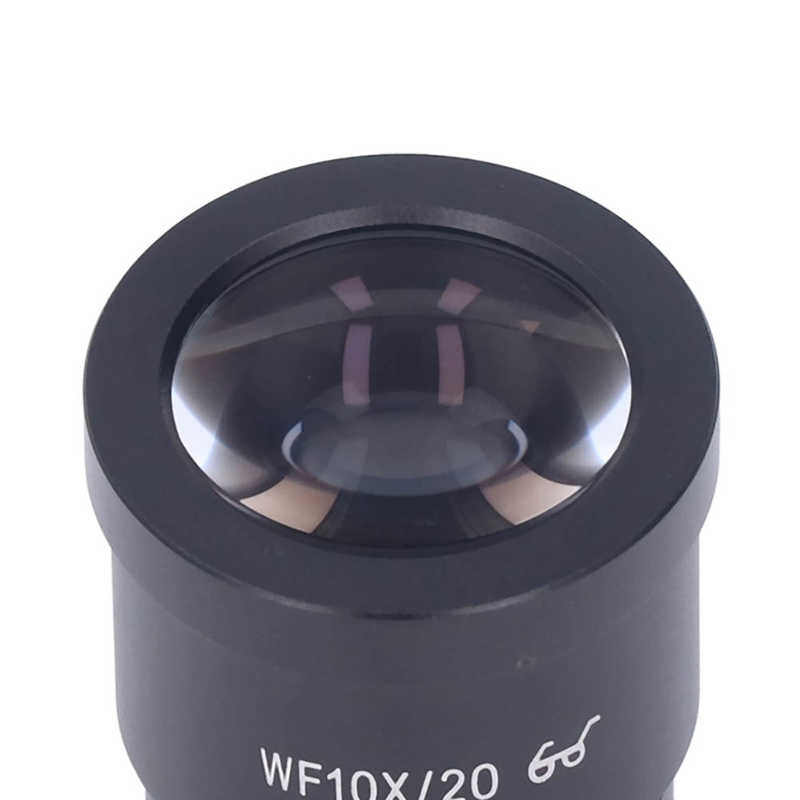 Microscope Lens WF10X/20 Laboratory Stereo Microscope Lens 30Mm Inter High Eye Point Wide Angle Eyepiece Microscope Fittings