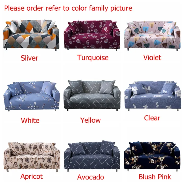 Alls Wonderland Sarung Bantal Sofa Cover Flower Print Full Cover