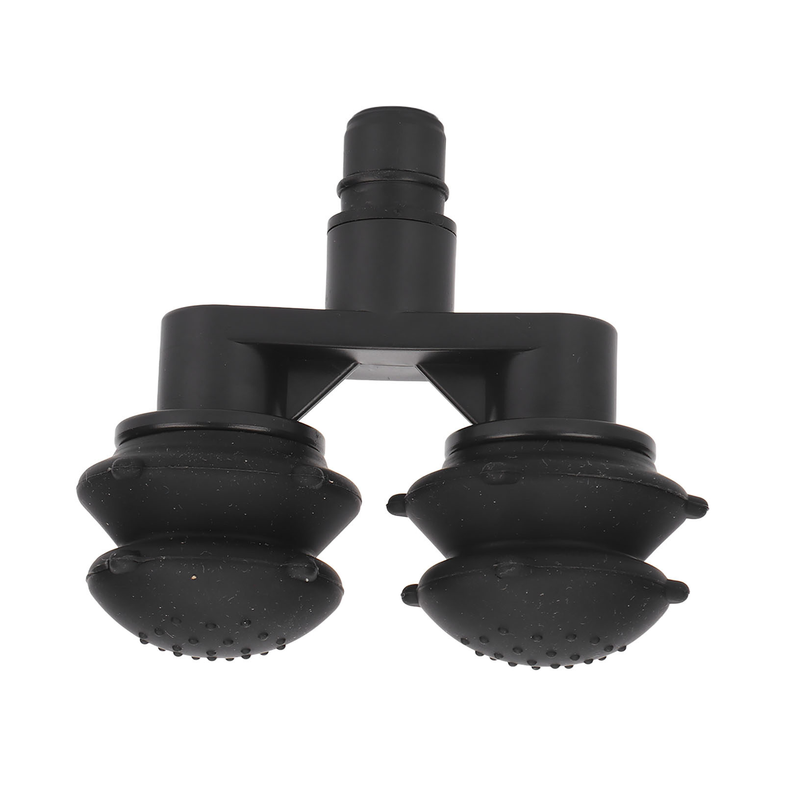 Massager Replacement Head Black Silicone Massage Attachment Head for Daily