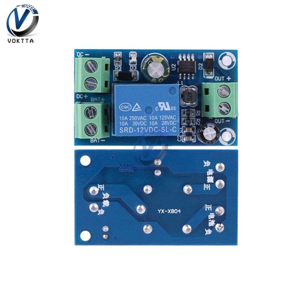 VOKTTA Mô-đun Bảo Vệ Tắt Nguồn 5V-48V/12V-48V Nguyên Bản, Mô-đun Chuyển Mạch Tự Động Bộ Nguồn Pin Cắt Khẩn Cấp UPS Bảng Điều Khiển 12V