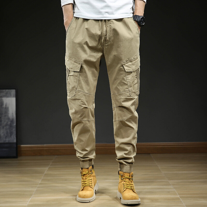 Men's Casual Pants Tide Brand Ins Loose Harem Pants Thick Workwear Long Pants