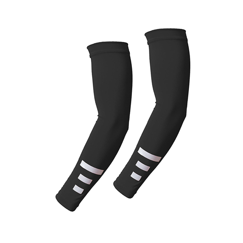 Mantrahua Reflective Arm Sleeves Night Riding Arm Sleeves Summer Running Cycling Sleeves Ice Silk Sunscreen Arm Warmer Men Women Sports Arm Cover Cuff