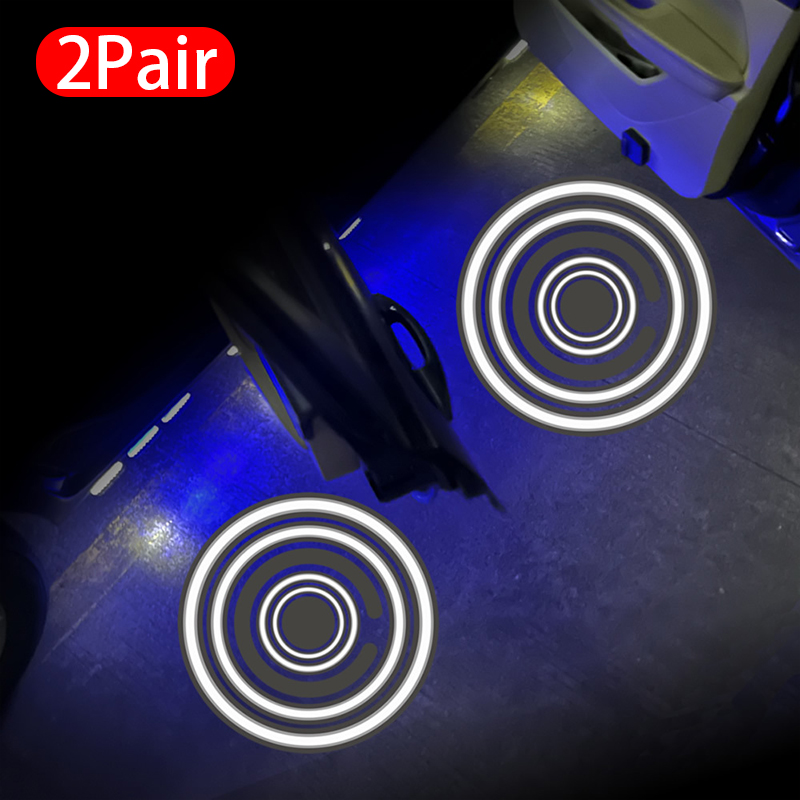Seametal car welcome light wireless led door lamp for mazada toyota isuzu