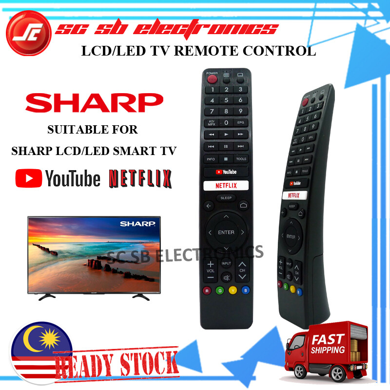 SHARP AQUOS ANDROID SMART TV YOUTUBE NETFLIX REMOTE CONTROL (GB346 WJSA) | PH SHARP AQUOS ANDROID SMART TV YOUTUBE NETFLIX REMOTE CONTROL (GB346 WJSA) | PH