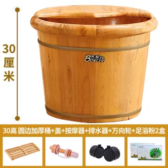 wooden foot tub