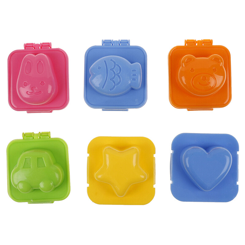 [Sirola] Cartoon Sushi Maker Boiled Egg Rice Roll Mold Kitchen DIY Chef Rice Ball