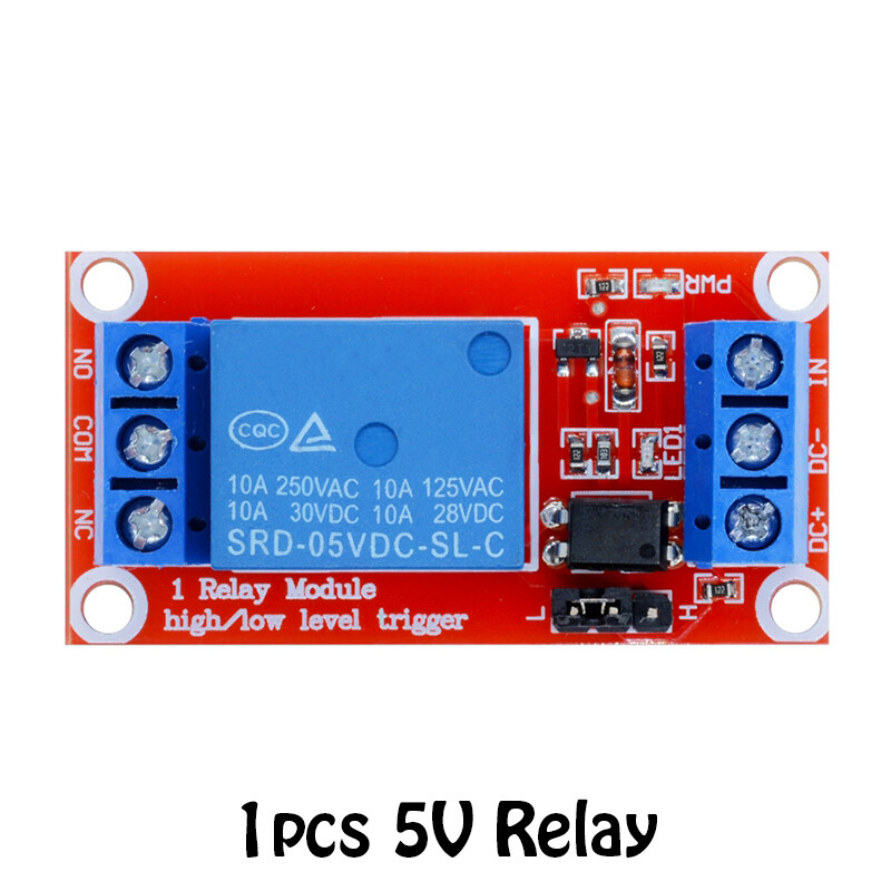 1PCS/3PCS DC 5V supports high and low trigger relay with optocoupler 1 channel relay module control module