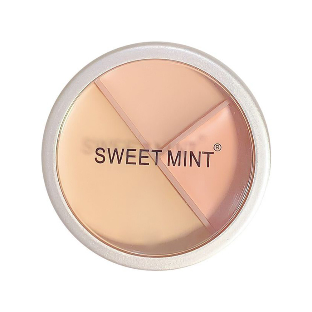 3 Color Concealer Plate Professional Makeup Concealer Black Eye Circle Correction Brightening Lacrimal Groove Eye Cosmetics