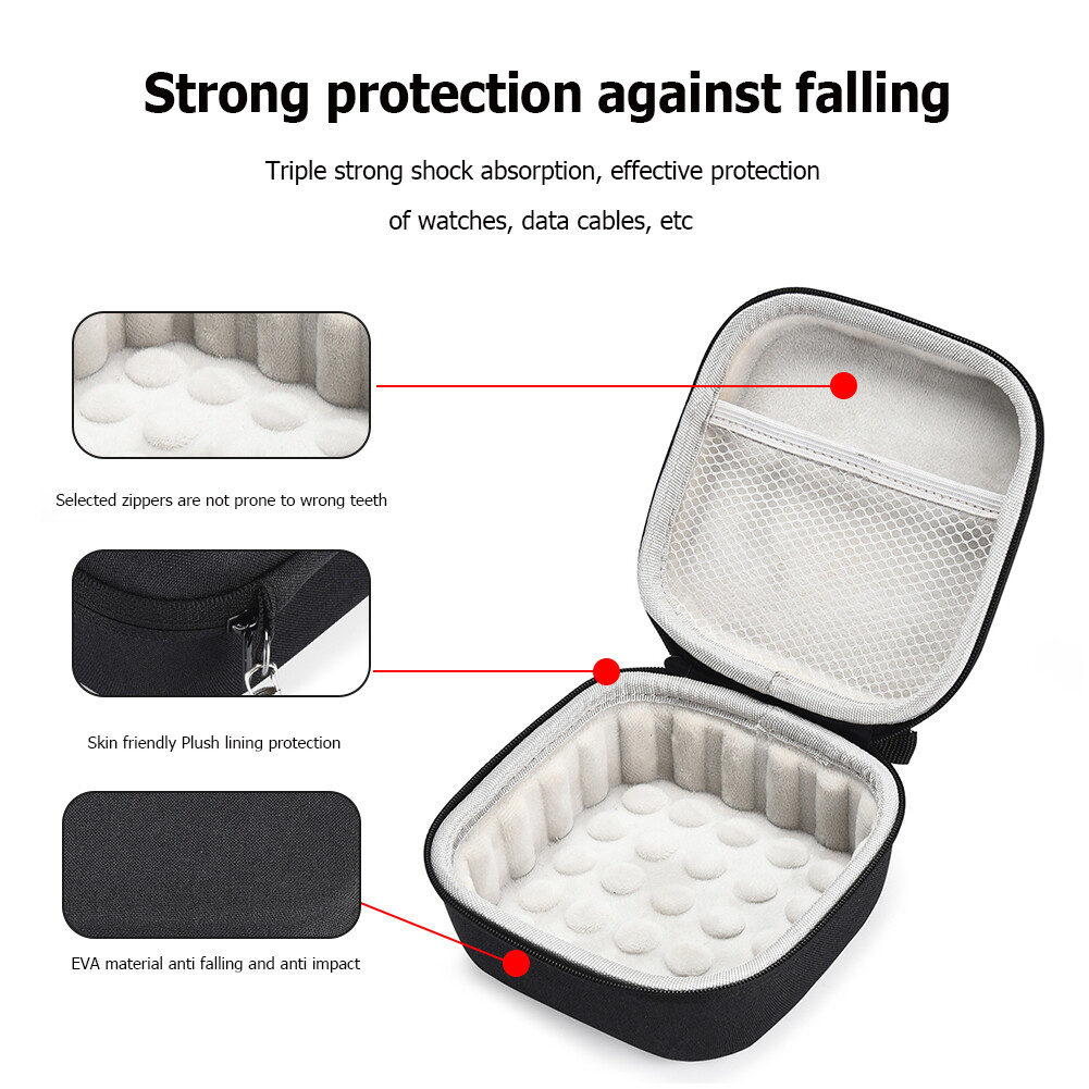 Waterproof Wireless Speaker Storage Bag with Hand Rope Hard EVA Bluetooth-compatible Speaker Pouch Shock-proof Speaker Storage Bag for Marshall Willen