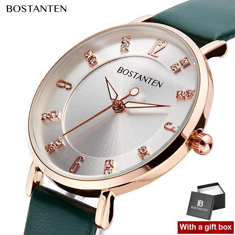 Leather Bostanten Watch Brand Bostanten Fashion Leather Watch For