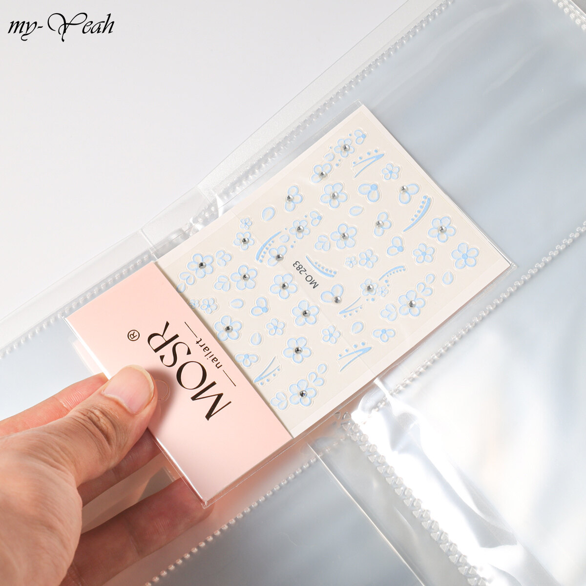 Myyeah Rectangle Nail Art Tool Storage Box Plastic Empty Tweezers Clippers Nails Pens Cuticle Pusher Polishing Strip Container