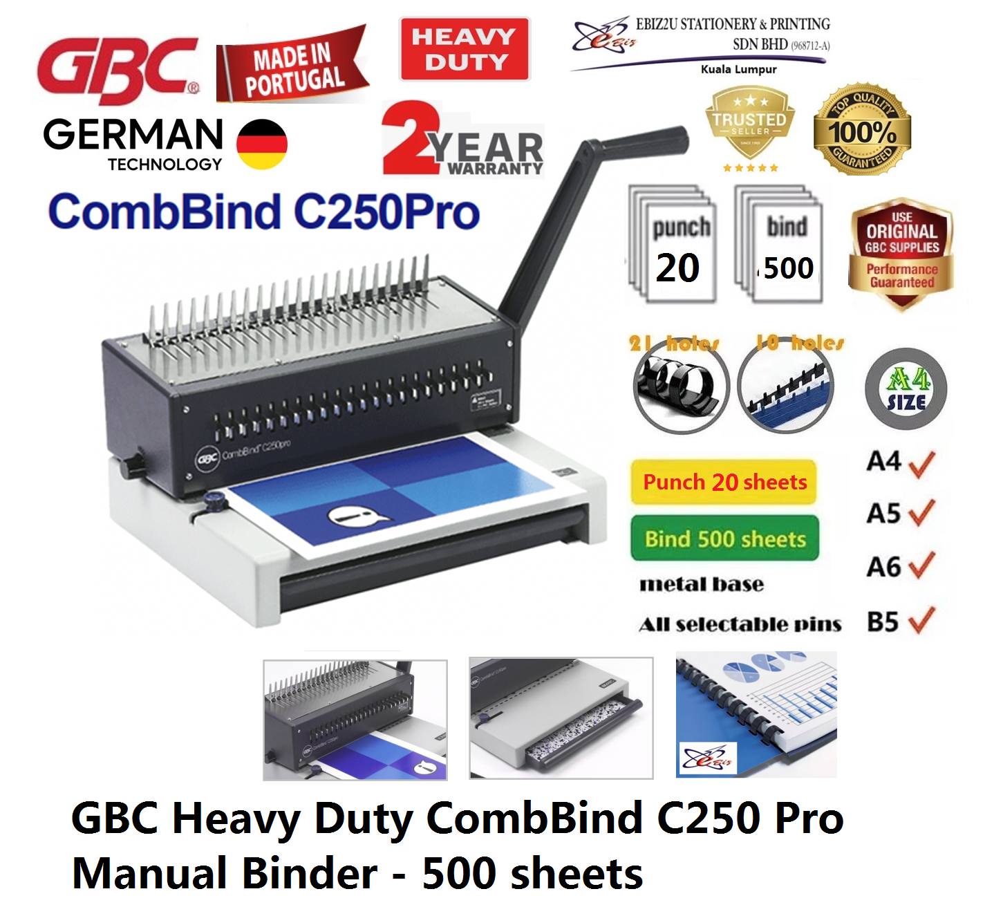 gbc-heavy-duty-combbind-c250-pro-manual-binder-500-sheets-binding