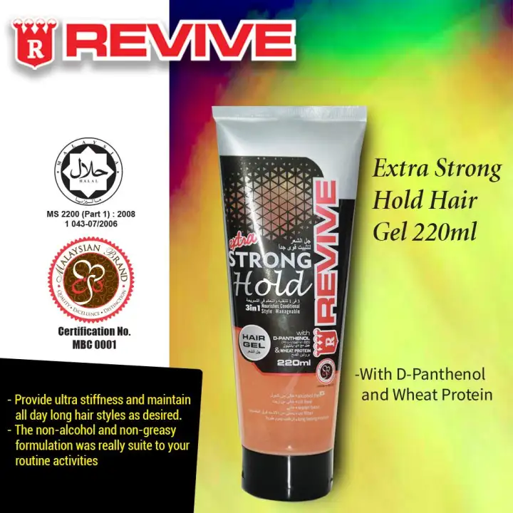 Revive Xtra Strong Hold Hair Gel 220ml Lazada