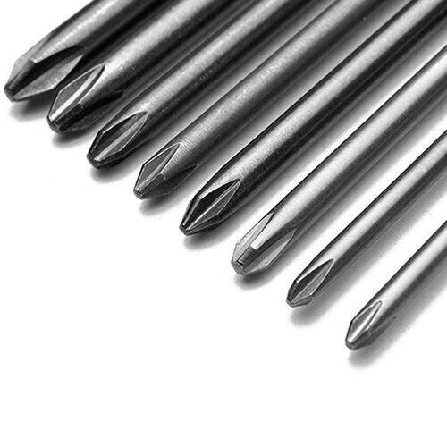 OWON Bộ 8 đầu tua vít dài 75mm 1/4 inch mũi chữ thập và lục giác  - INTL
