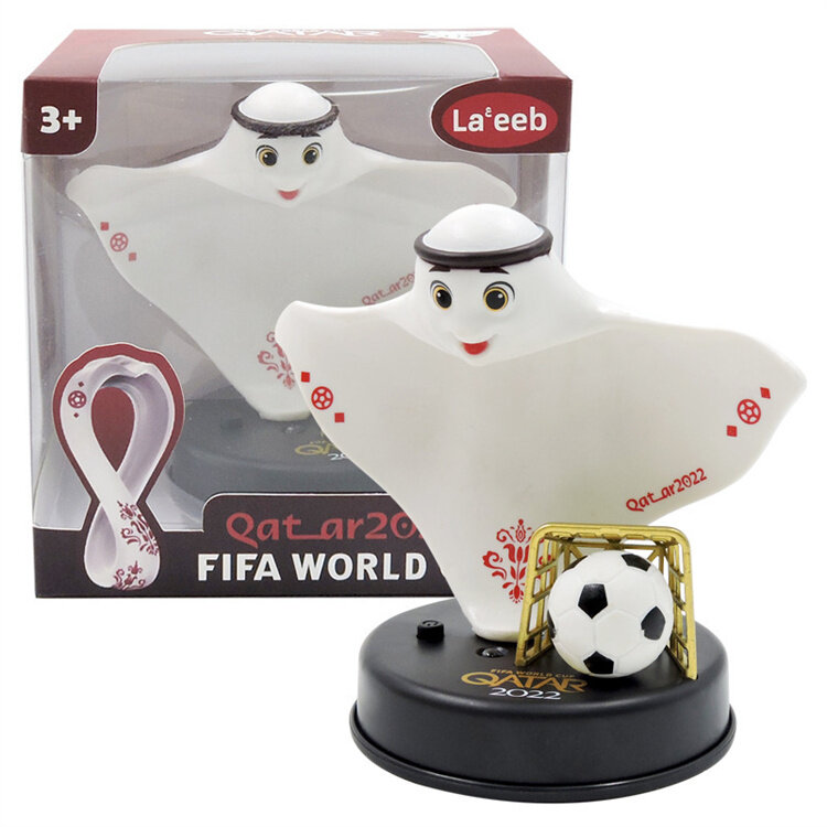 2022 The Fifa World Cup Qatar La'eeb Plush Mascot Kawaii Dolls Cute