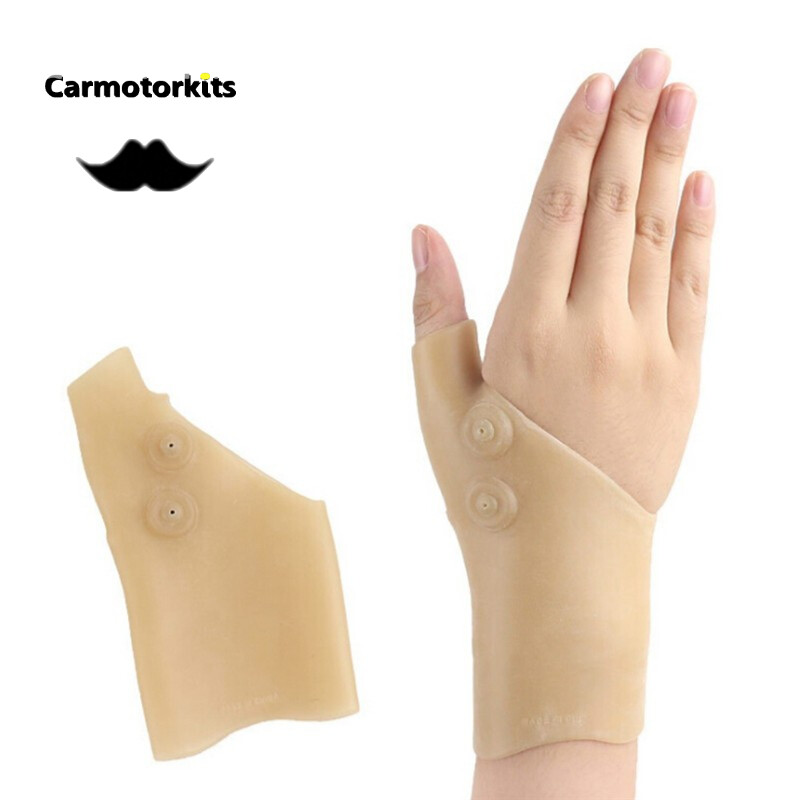 Magnetic Therapy Wrist Gel Tendinitis Brace Silicone Thumb Glove Support Corrector For Hand Arthritis Pain Relief