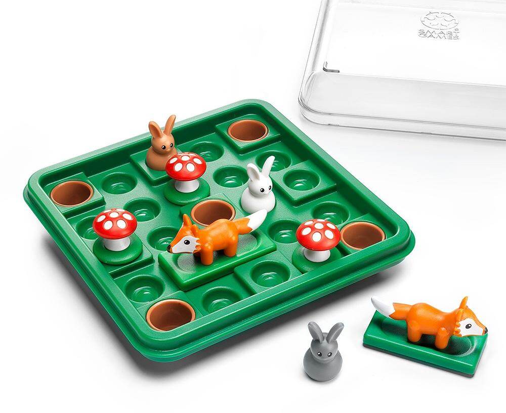 Smart game Jumping Rabbit Board Games Bảng Thỏ Nhảy Trò Chơi Thông Minh Trò Chơi Thỏ Chạy Thử Thách 60 Với Giải Pháp Trò Chơi Tương Tác Gia Đình Đồ Chơi Huấn Luyện IQ