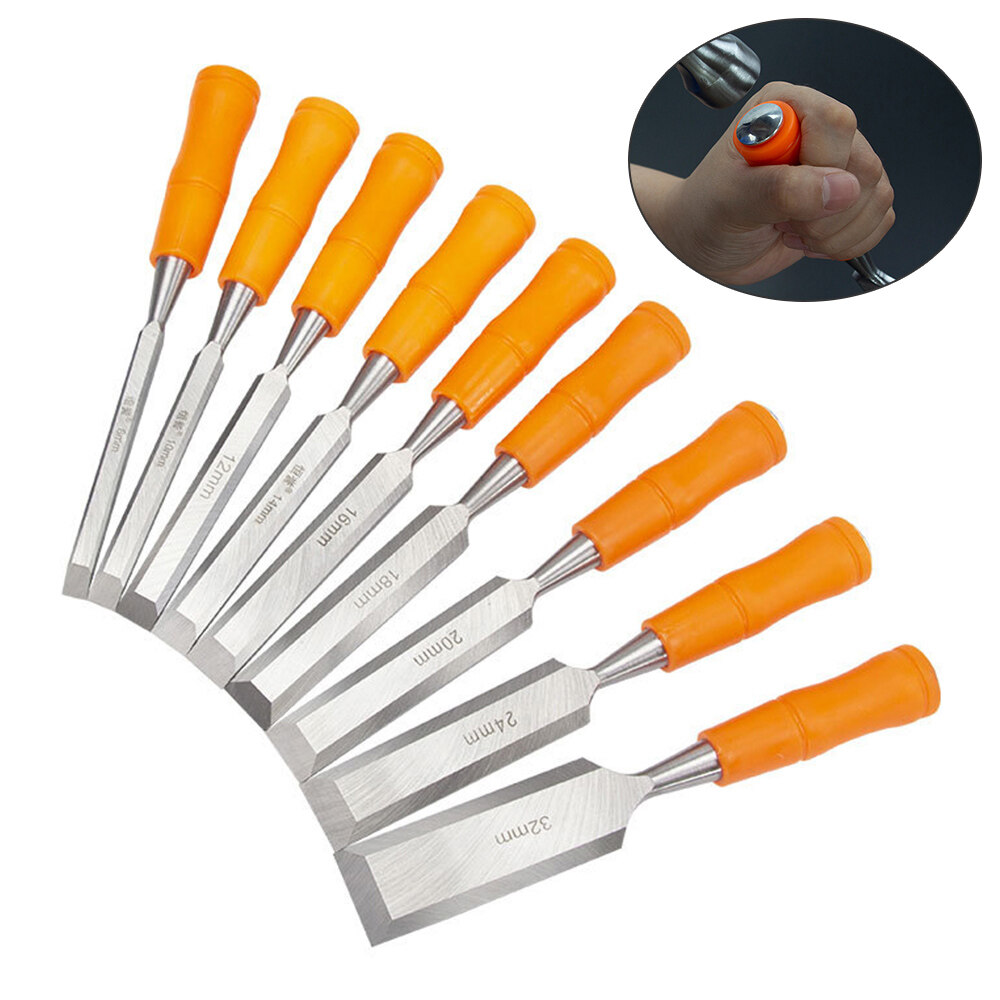 832mm Steel Chisel Flat Carving Chisel Carpenter Wood Chisels Tool