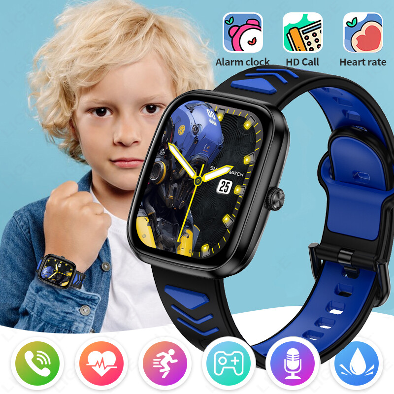 LIGE Kids Smart Watch Teenage Children Sports Watch Youth Student Wireless  Call Smartwatch Gift for Boys and Girls