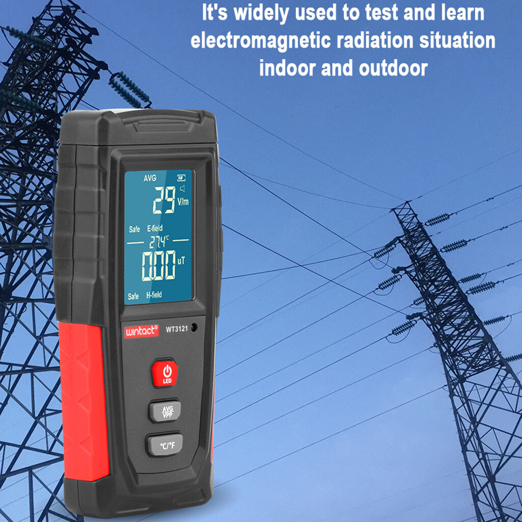 Blesiya EMF Electromagnetic Radiation Tester Electric Field Meter