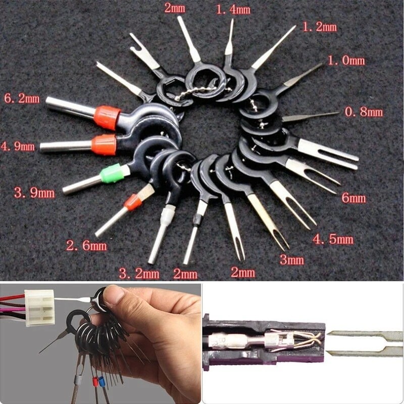 Dụng cụ gỡ máy phát dây điện Giắc kết nối puller phát hành chốt khóa extractor Kit tự động cắm dụng cụ sửa chữa ô tô