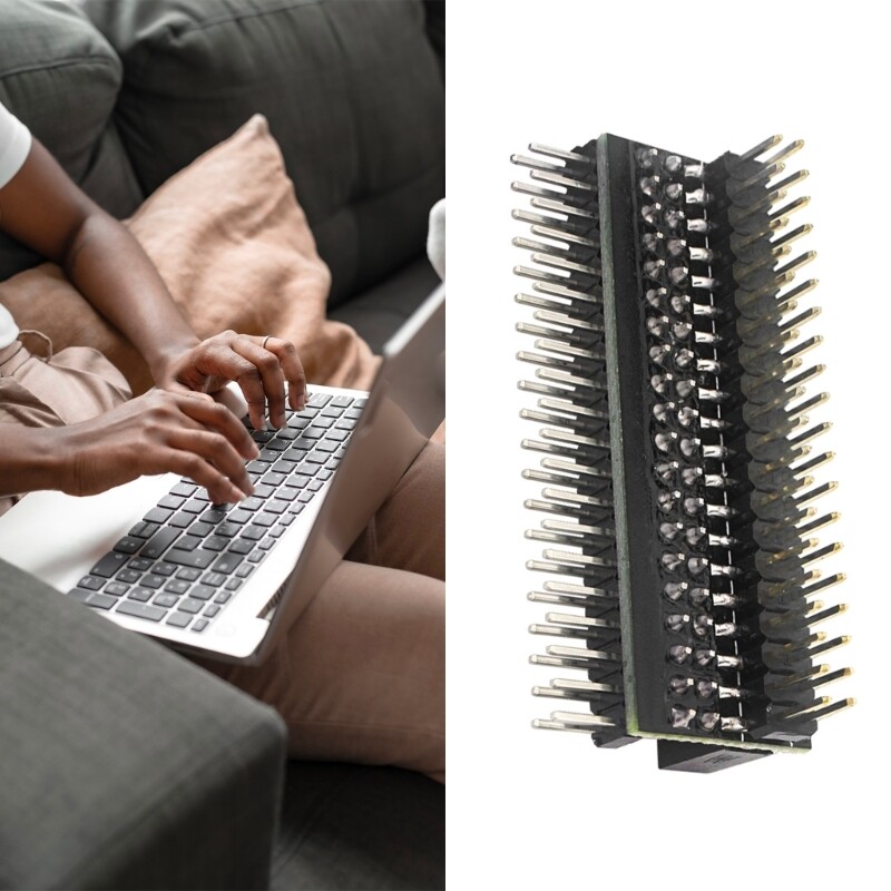 【New Arrival】 GPIO Connector Pin Headers 40-pin GPIO 1 to 2 Expansion Board for Raspberry Pi