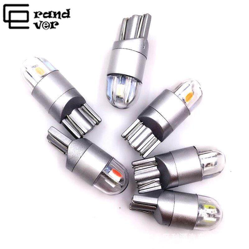 2 Bóng Đèn LED T10 W5W Đèn Đọc Sách Chất Lượng Cao Canbus 3030 2SMD Siêu Sáng 168 194 Cho Ô Tô 12V