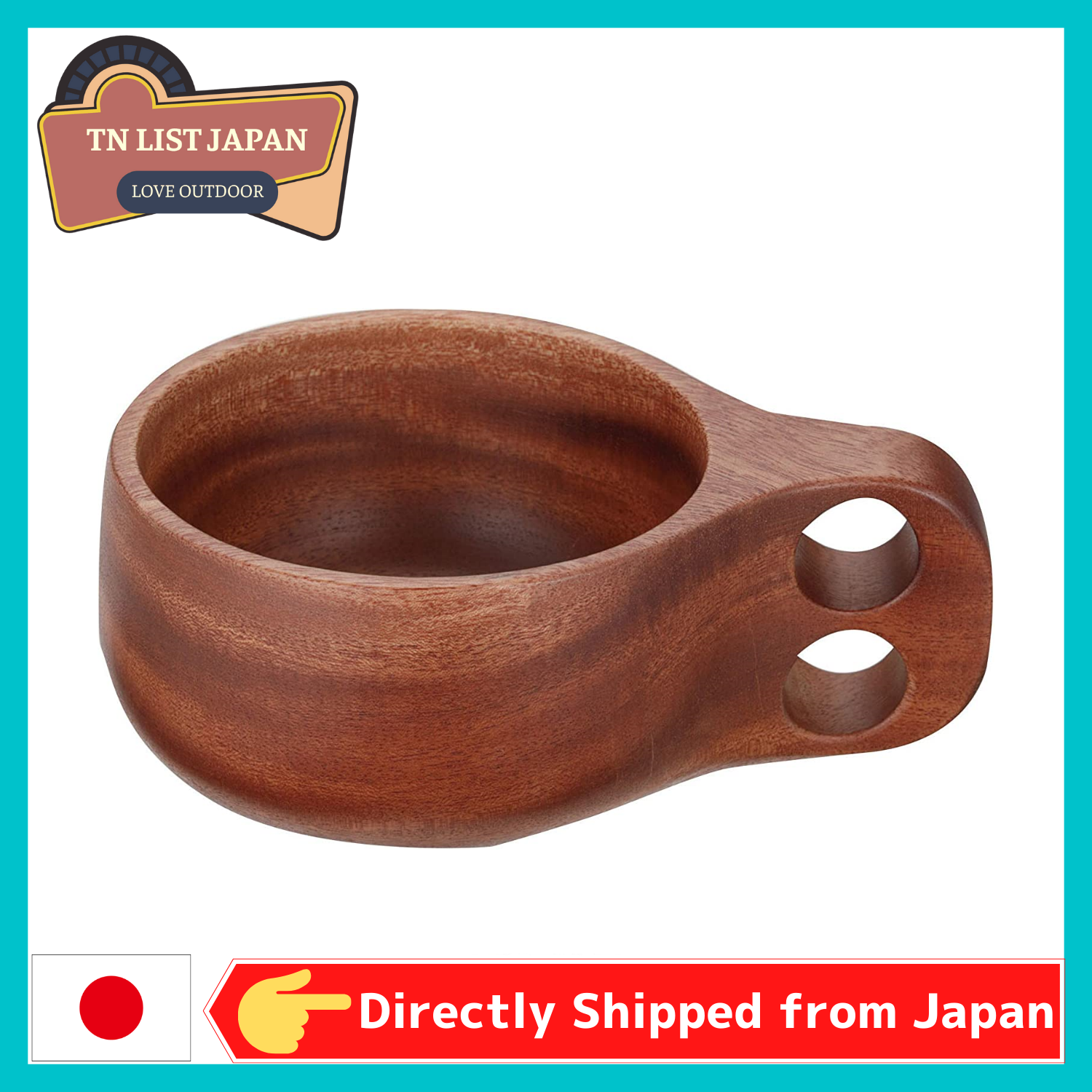 Vận Chuyển Trực Tiếp Từ Nhật Bản CAPTAIN STAG Wood Breath Soup Mug 340Ml UP