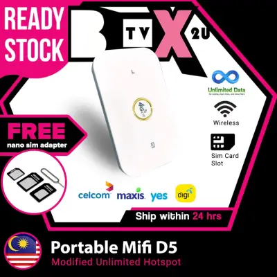 Unlimited Portable Mifi data hotspot WIFI support all telco Malaysia B310 unlimited data 150mbps Modified Pocket Router modem