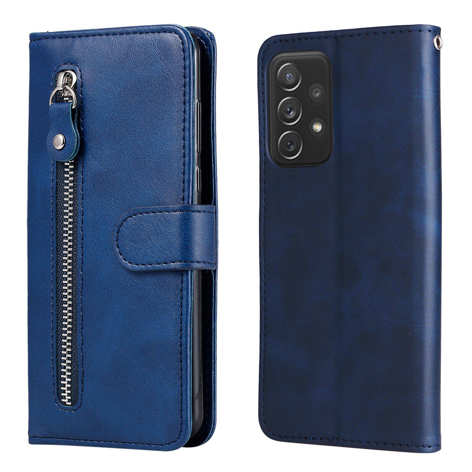 MOJIA Cover Portafoglio Per Oppo A77 5G - Custodia In PU Marrone Con Supporto E Slot Per Carte - Protezione Antiurto - 2