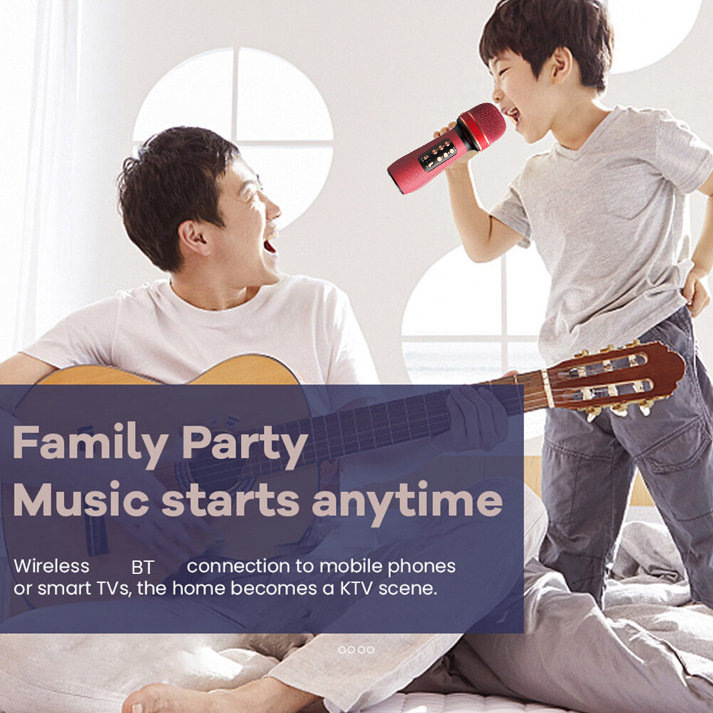 Micrô Không Dây Tương Thích Bluetooth WS-898 + FM + Loa Âm Thanh Thay Đổi Giọng Nói