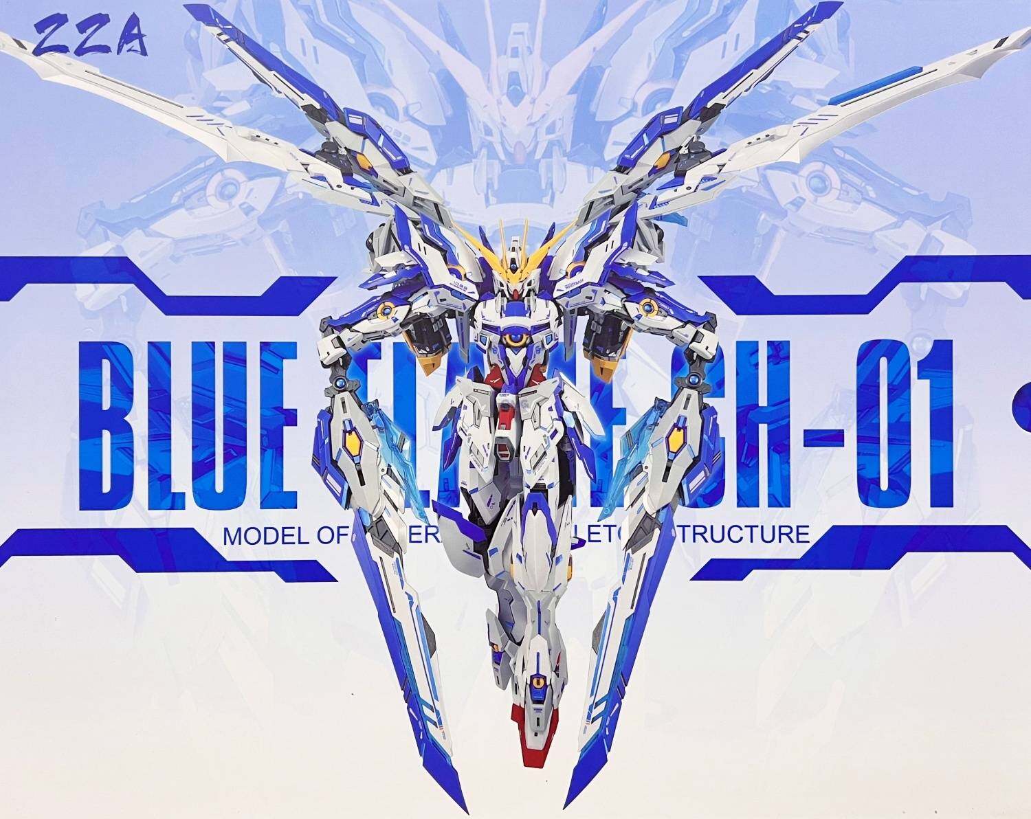 (Ready Stock) ZZA Model Blue Flame Model Kits / ZA 人形机甲-蓝焰 拼装模型 ...