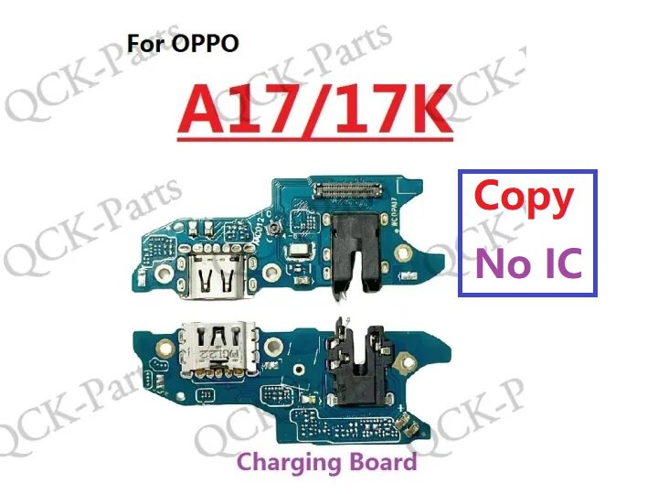 Bản sao/bản gốc cho Oppo A17 a17k sạc USB cổng sạc điện thoại Micro thiết bị kết nối Board Cáp dẻo