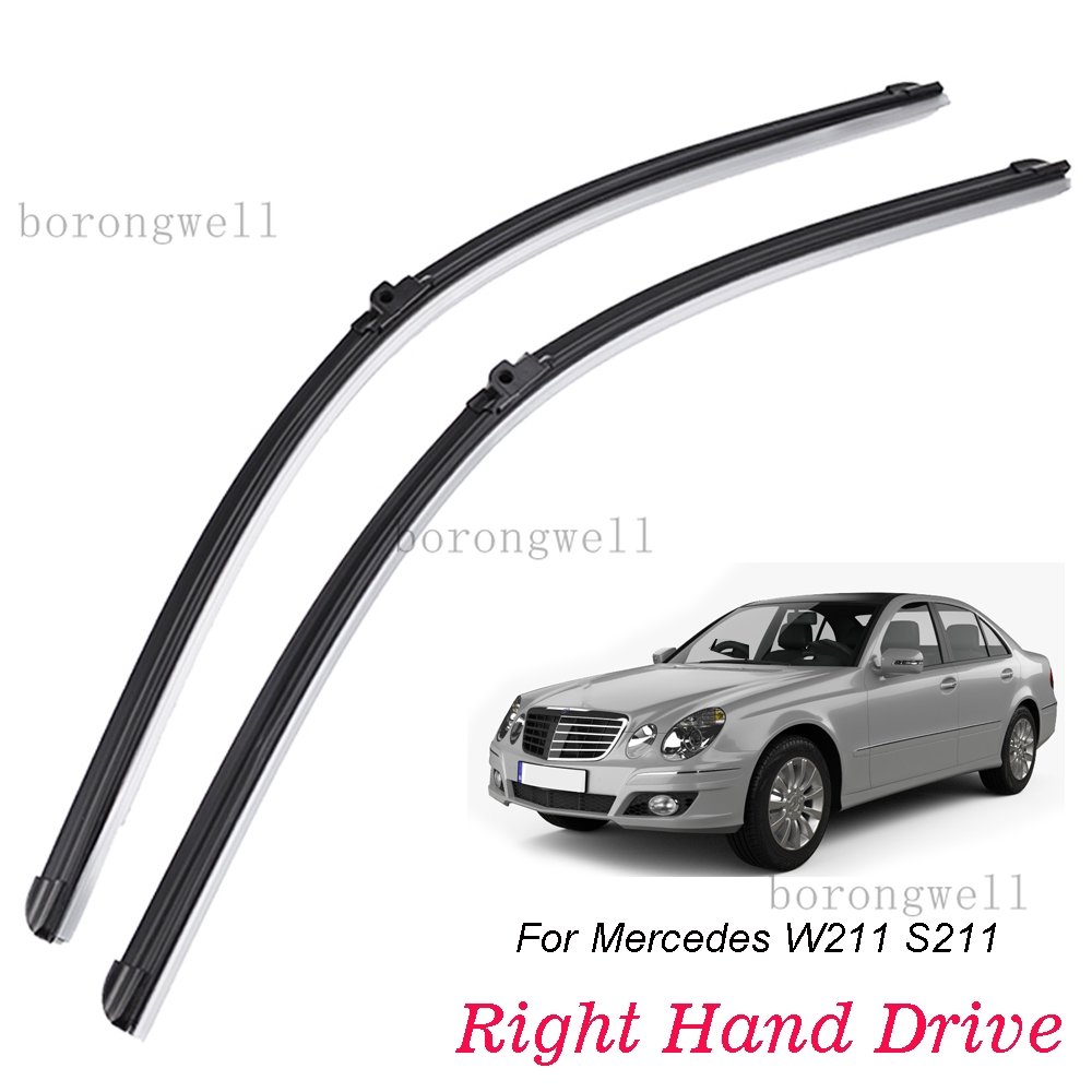 Front windscreen wiper blades for mercedes-benz e class w211 s211 e200 e220 e270 e280 e300 2002-2009