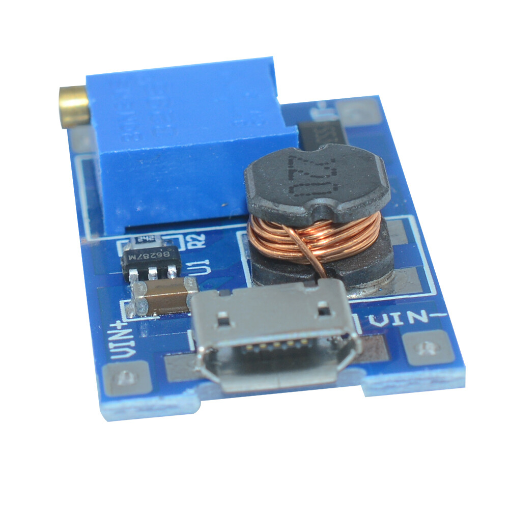 Shockley 2A boost board boost module with MICRO USB 2V-24V to 5V 9V 12V 28V MT3608 DC-DC adjustable boost module