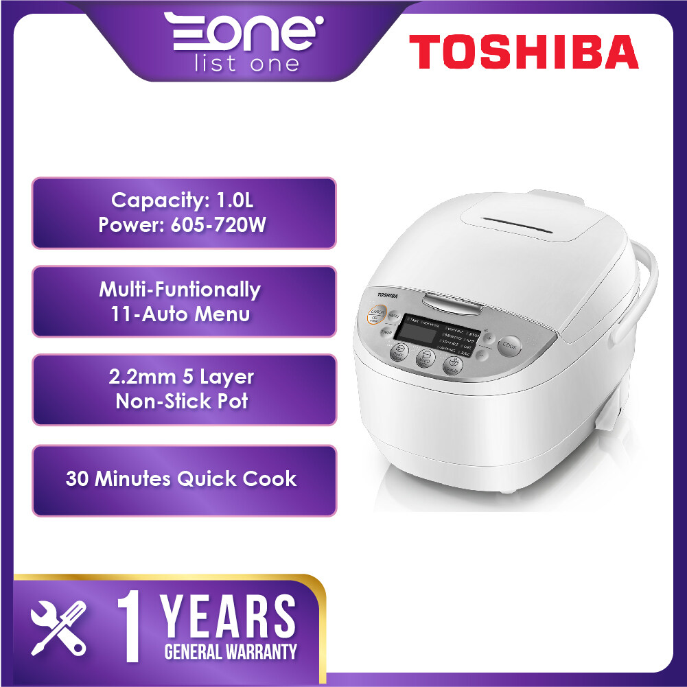Toshiba 1.8L Digital Rice Cooker 2.2MM 5 Layers Honatsukama Pot Non