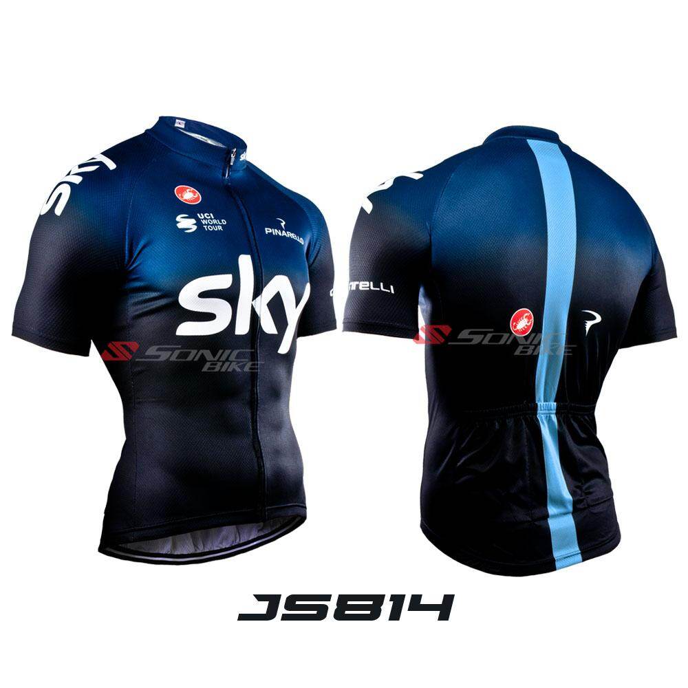 Castelli Tuta Ciclismo Sky Bicicleta Completo Bici Team Sky