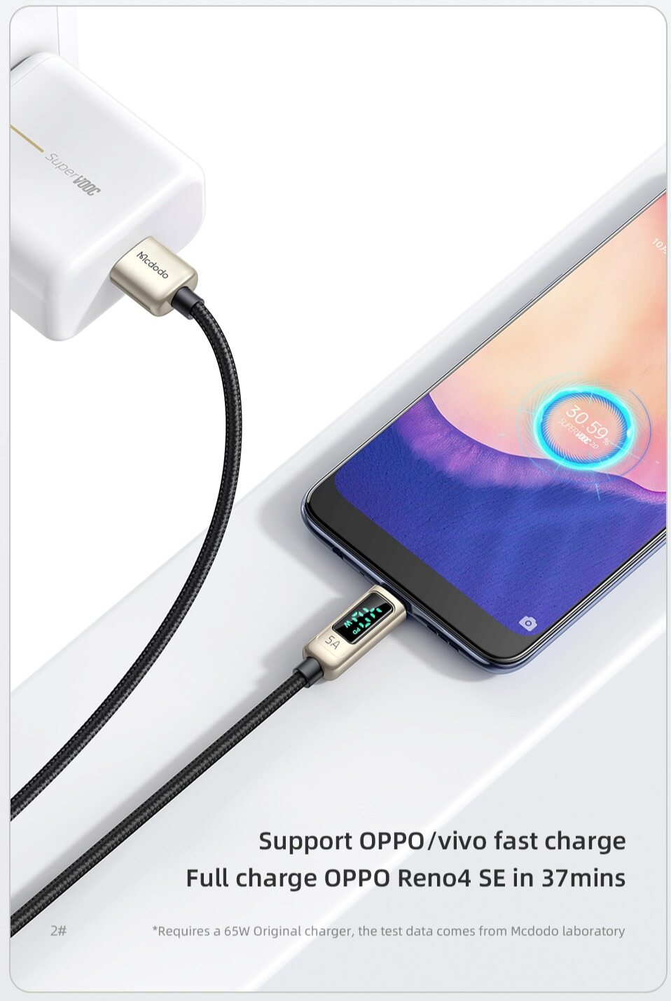 Dây Cáp Sạc Nhanh 6A Mcdodo 66w PD Cho Type c iphone Lightning Micro Usb