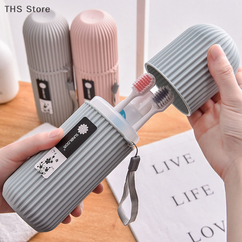 [THS Store] COD Portable Toothpaste Toothbrush Protect Holder Case Travel Camping Storage Box