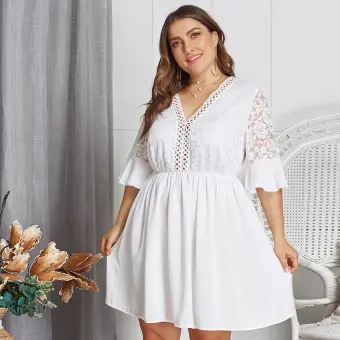 lazada white dress