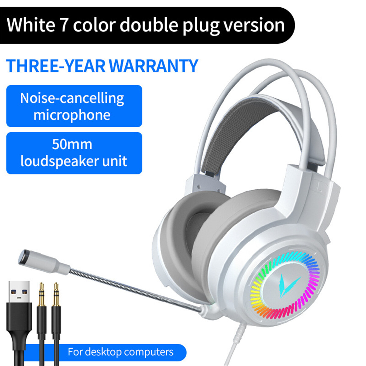 Bluetooth Headphones Dual Modes Rich Bass Best Headphones USB