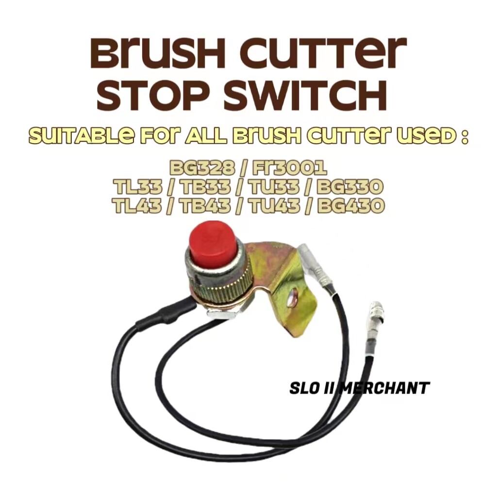 BRUSH CUTTER STOP SWITCH ON OFF SWITCH BUTTON || suiz butang berhenti ...