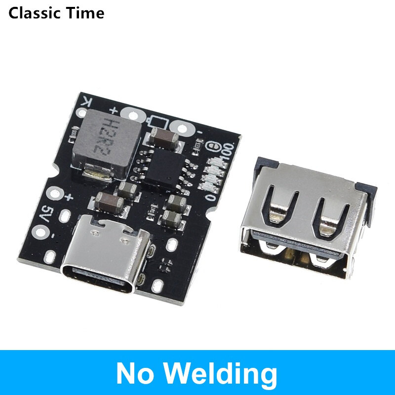 Type-C USB 5V 2A Boost Converter Step-Up Power Module Lithium Battery Charging Protection Board USB DIY Charger