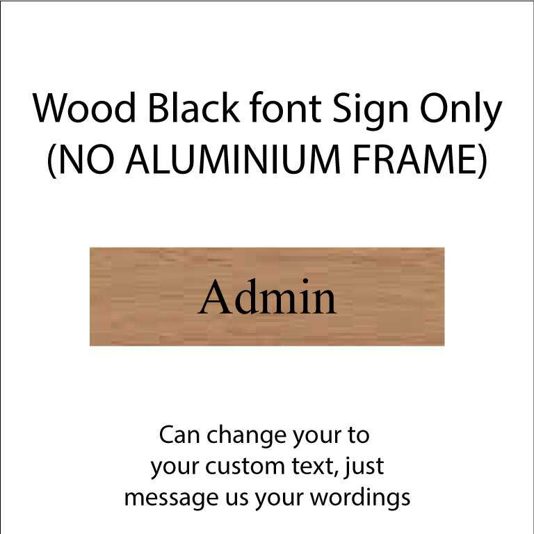 Changeable Nameplate Signage Office Sign Custom Clinic Room CEO Manager ...